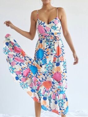 Anthropology Plenty by Tracy Reese Floral Maxi Dress